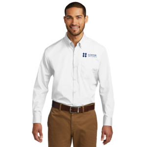 Port Authority Long Sleeve Carefree Poplin Shirt