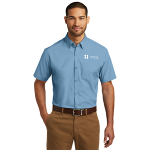 Port Authority Short Sleeve Carefree Poplin Shirt